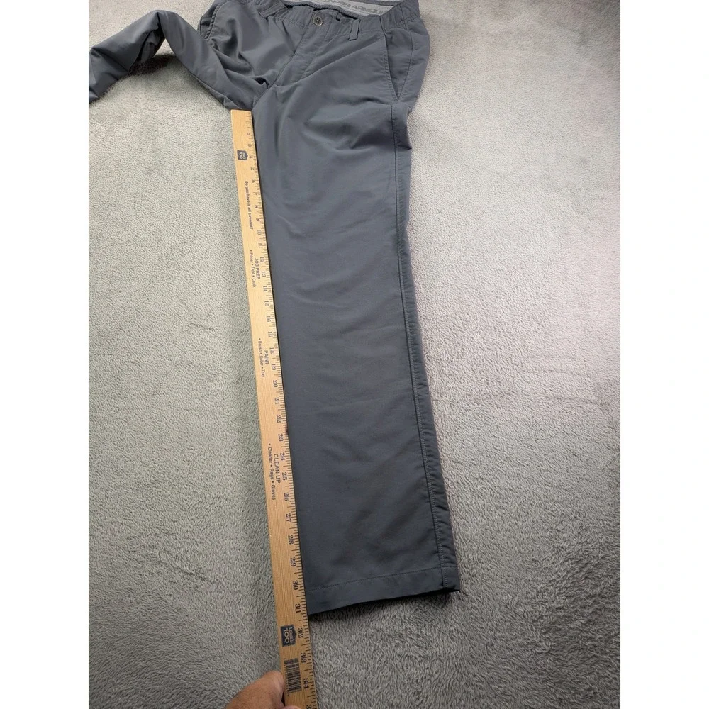 Under Armour Mens Golf Pants Gray Performance Straight Leg 32x32 (Fits 29x31.5)